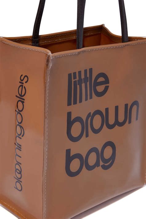 bloomingdale's little brown bag.